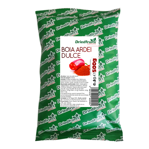 Boia ardei dulce pudra - 500 g imagine produs 2021 Dried Fruits